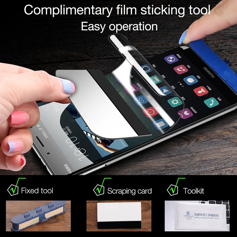 3D-Full-Curved-Round-For-Huawei-Mate10-P20-Pro-Honor-V10-7X-7C-9-HD-Screen