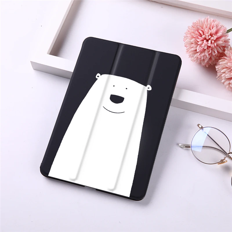 

Flip Case For New ipad 9.7 2017 Cute Pets Painted Protective Back Covers For iPad 2 3 4 Auto sleep/wakeup Pu Stand tablet Funda