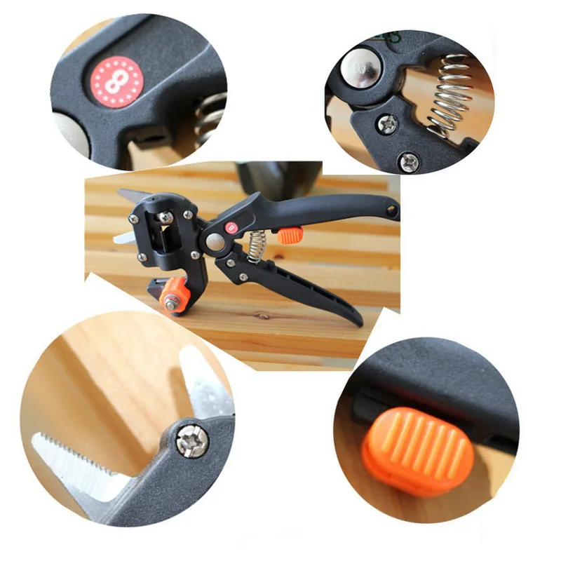 Garden Farming Pruning Shears Scissor Fruit Tree Grafting Gardening Tools Vaccination Secateurs Pruning Cutting Shears Tool Garden Farming Pruning Shears Scissor Fruit Tree Grafting Gardening Tools Vaccination Secateurs Pruning Cutting Shears Tool
