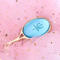 Сейлор Мун Макияж ручной косметическое зеркало принцесса мини макияж синий кристалл зеркало символ макияж ручное зеркало подарок с