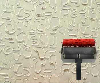 

Art print roller 7 inch patterned roller for wall decoration rubber roller no.097
