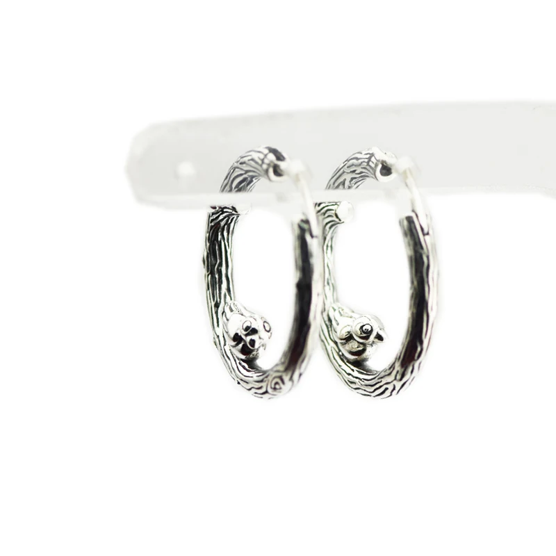 

Pandulaso Spring Bird Hoop Earrings for Women Fashion New Silver Earrings Girls Vintage Round Earrings Jewelry Accessories Gifts