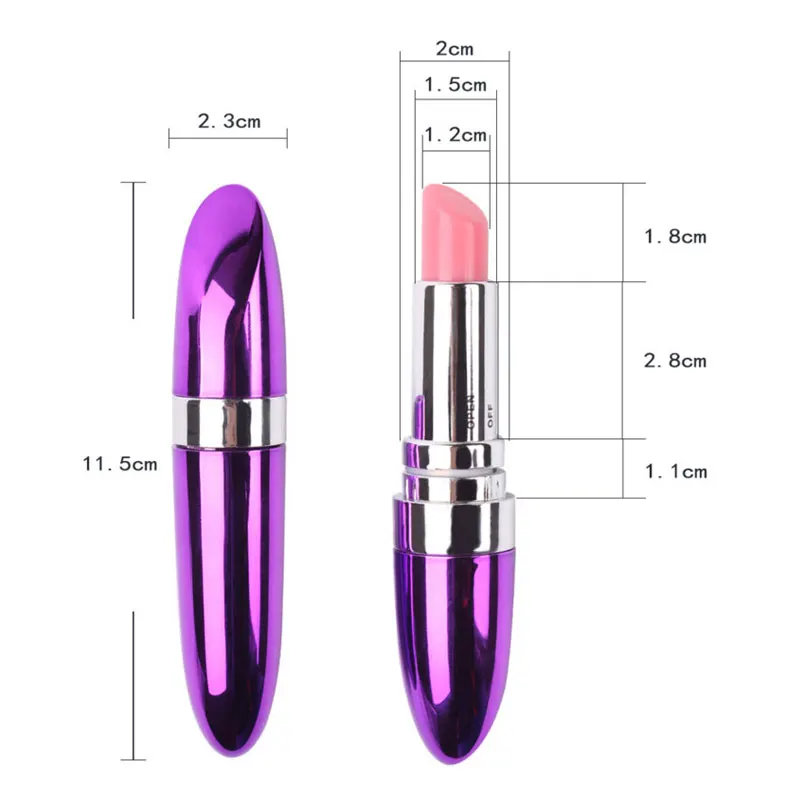 Мощный мини G spot губная помада Форма пуля вибратор клиторальный квиторт