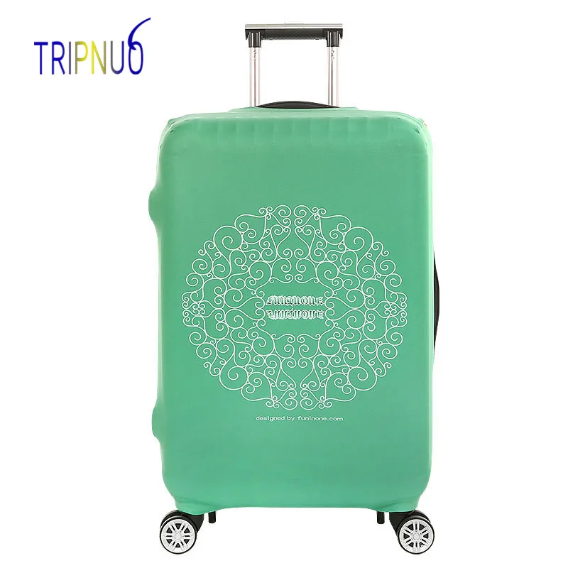 Плотный эластичный чехол TRIPNUO с листьями для багажа на молнии багажника 18 32 дюйма