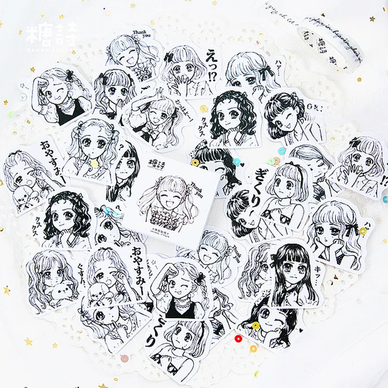 

40 pcs/pack Neighbor sister Style Graffiti Stickers For Moto car & suitcase cool laptop stickers Skateboard sticker
