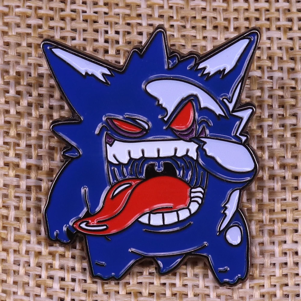 

Gengar Pokemon Enamel Pin Badge Gift For Him Anime brooch