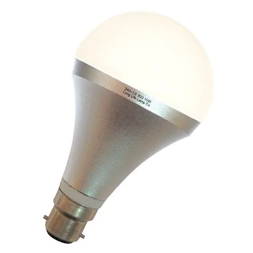 

10W B22 LED Light Bulb Pure White 5000k GLS 830 Lumens Very Bright Equivalent to 75W Incandescent Replacement