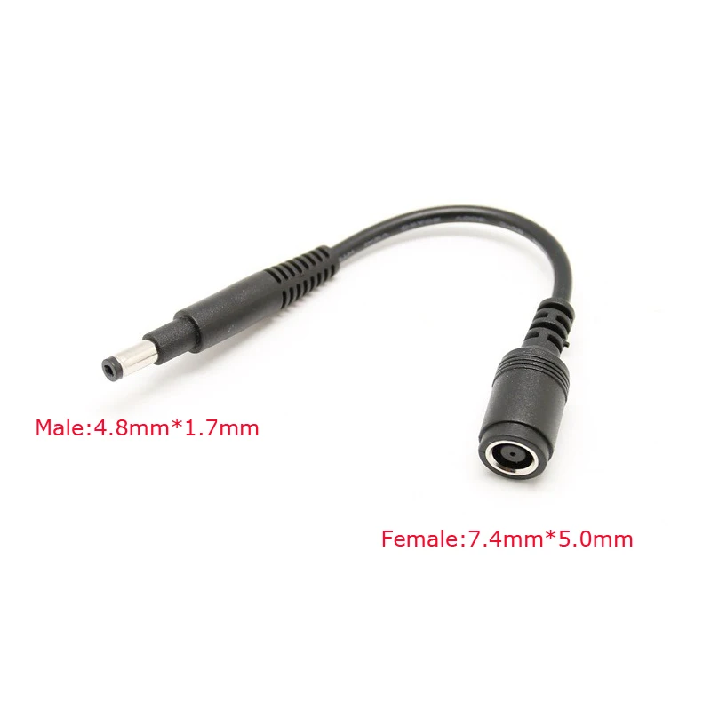 

DC Power Socket charger conversion Plug Cable for HP Compaq Presario F500 F700 Laptop charger Plug DC 7.4mm Female to 4.8mm Male