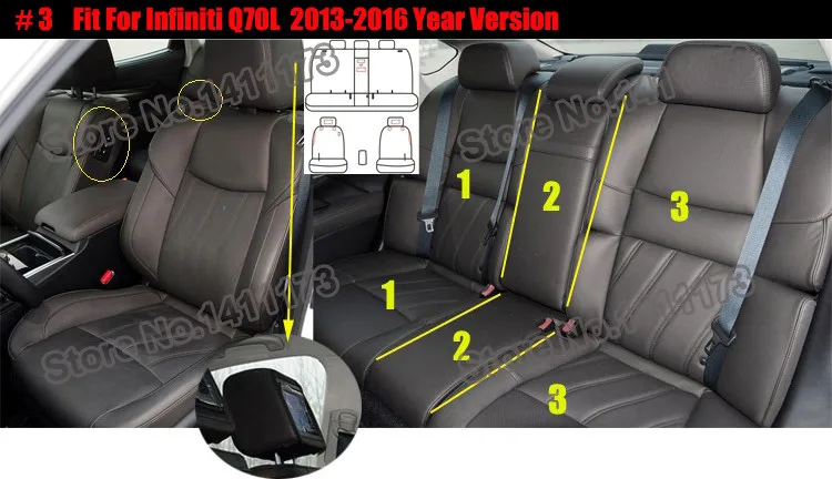 Cartailor специальной установки крышки Стульчики Детские пригодный для Infiniti Q70L сиденья подушки безопасности белье сиденье автомобиля защиты