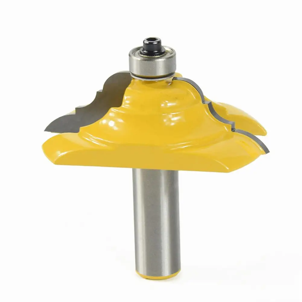 

1/2 Shank Cove Door Woodworking Router Bit Trimming Cutter Wood Lock Miter Drilling Milling Cutter Tool For Wood Carbide Alloy