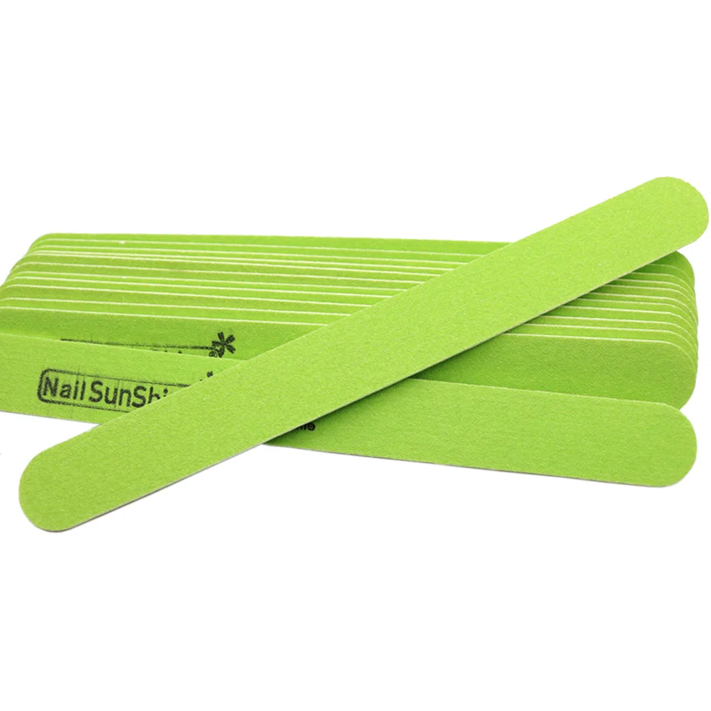 

10pcs Nail Files Block Professional Nail Art Manicure Buffer Sanding Nail File Grits Wooden Double Side Set de limas Nail Tools