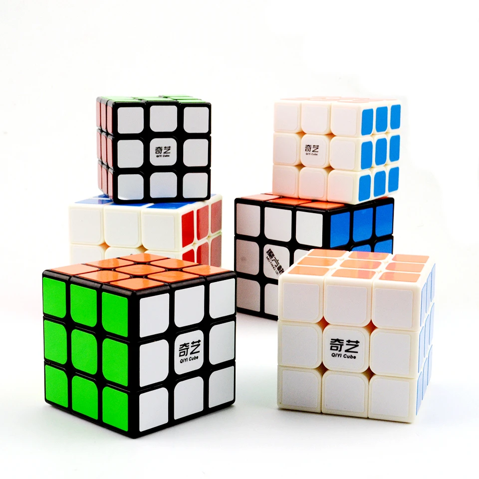 3x3x3 Magic Cube Profissional конкурс скорость Neo Cubo Magico Rubiksed ПВХ наклейки Головоломка Куб Прохладный игрушечные лошадки для детей и взрослых