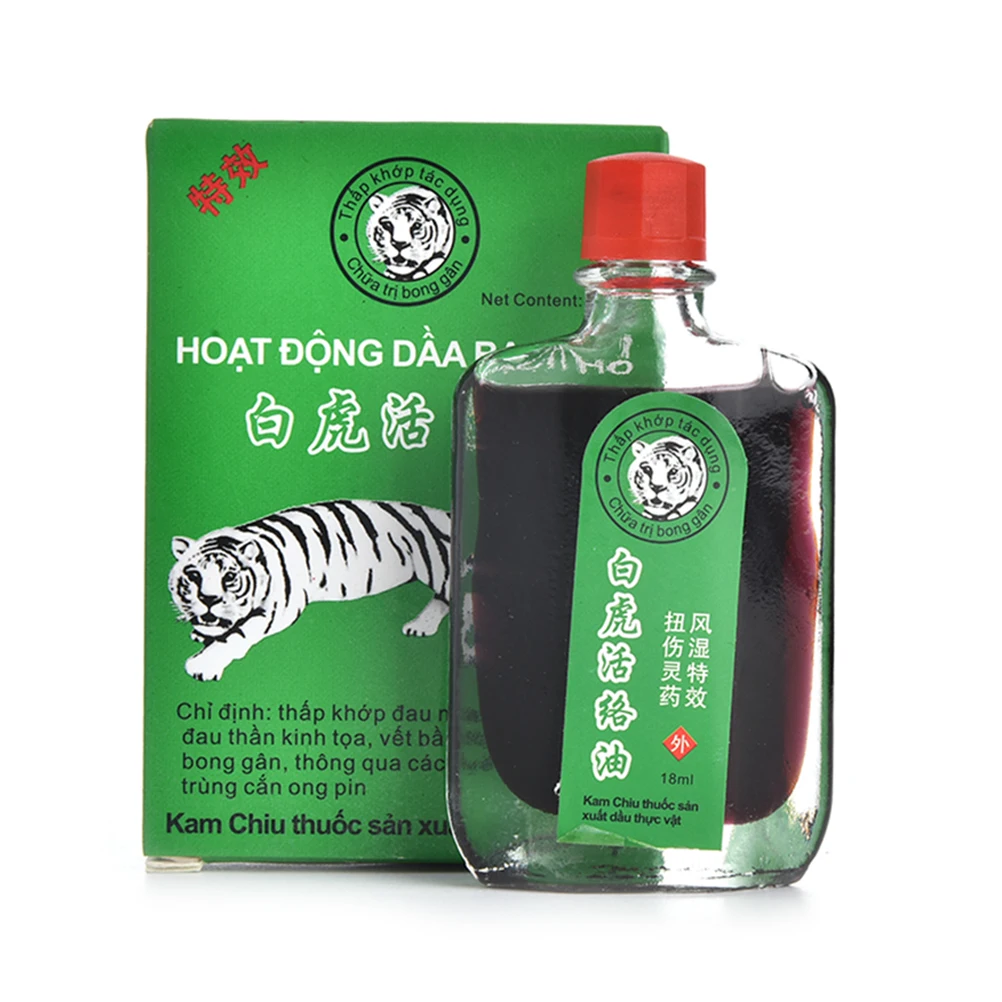 White Tiger Balm Active Oil Frozen Shoulder Osteoarthritis Bone Spurs Cervical Spondylosis