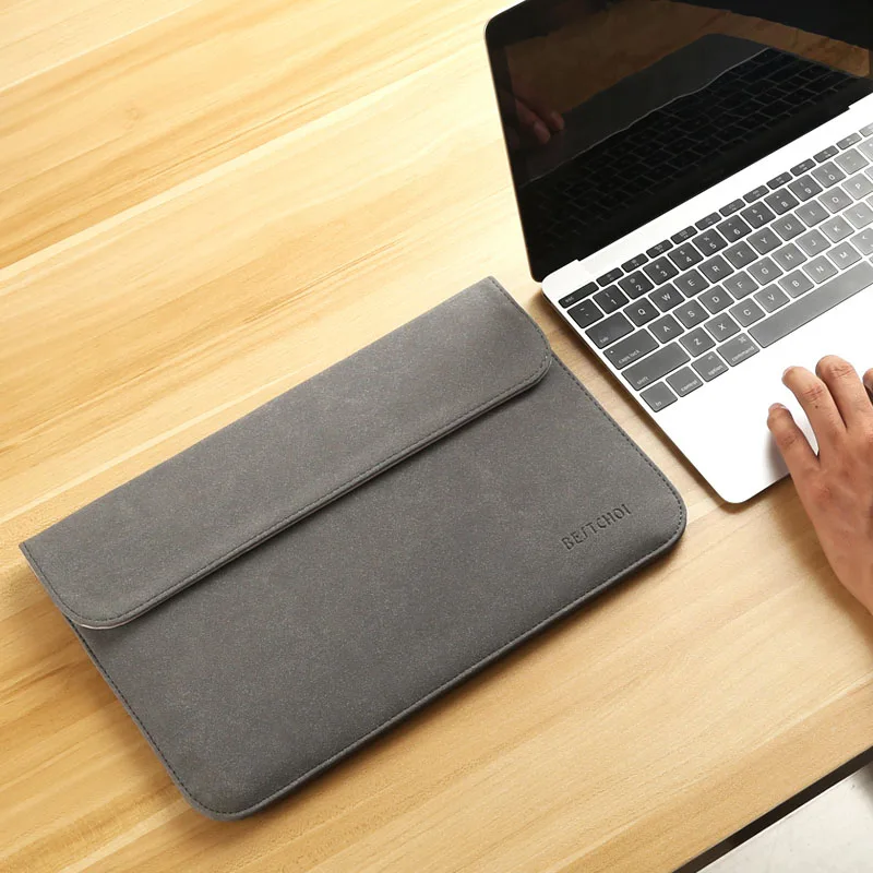 New Matte Laptop Bag for Macbook Air 13 12 Pro 13 Case Sleeve Women Men Waterproof Bag for Mac book Touchbar 13 15 Case Cover New Matte Laptop Bag for Macbook Air 13 12 Pro 13 Case Sleeve Women Men Waterproof Bag for Mac book Touchbar 13 15 Case Cover