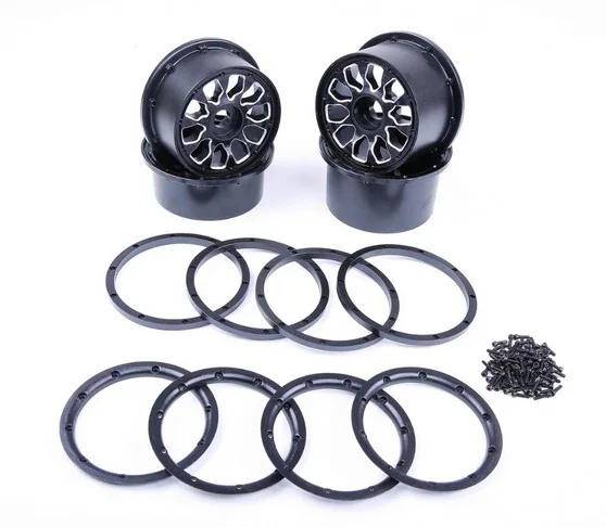 Special Price Alloy wheel hub set for baja 5B  Metal Alu Wheel Hubs with beadlocks set
