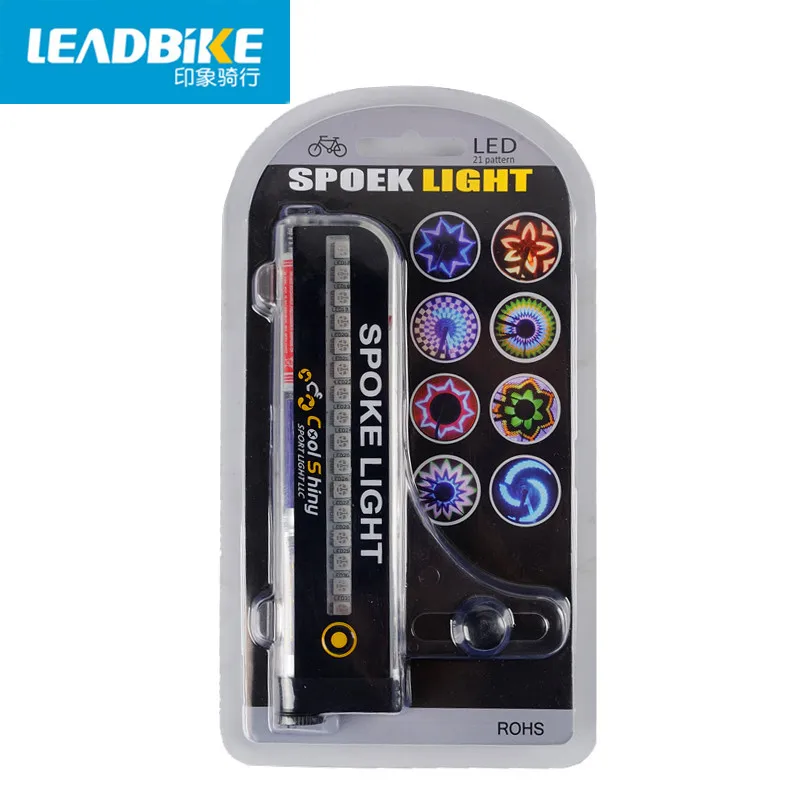 Велосипедный фонарь Leadbike двухсторонний дисплей водонепроницаемая сигнальная