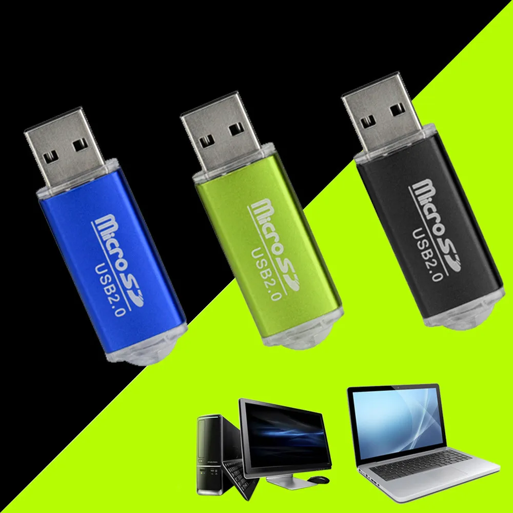 Mosunx заводская цена нового Портативный USB 2.0 адаптер Micro SD Карта памяти SDHC читатель 0307 Прямая доставка