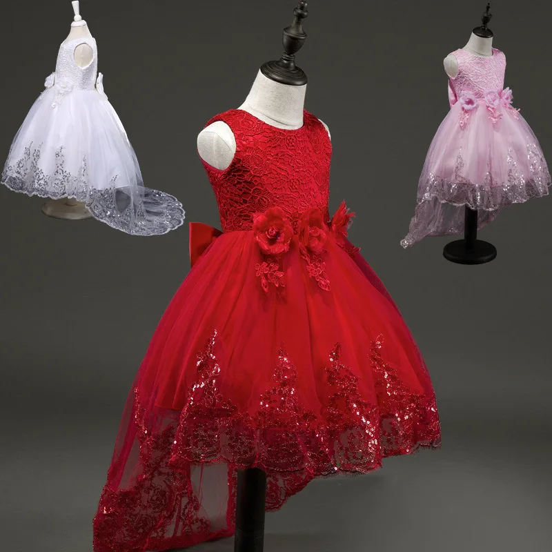 red bridesmaid dresses kids