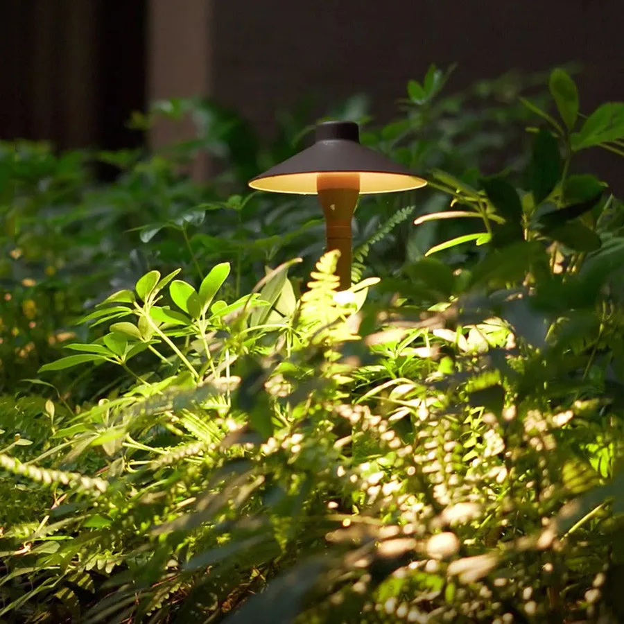 Pilar de Luz do Gramado do Jardim ao ar Caminho de Alumínio Cogumelo Thrisdar Livre Bollard Pátio Villa Gramado Caminho Lawn Light Luz 10 Luminárias gramado