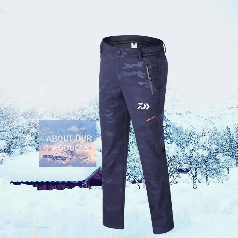 

2019 New DAIWA Fishing Camouflage Clothing Plus Size Outdoor Waterproof Warm Fishing Pants Professional Hiking Fishing Clothes