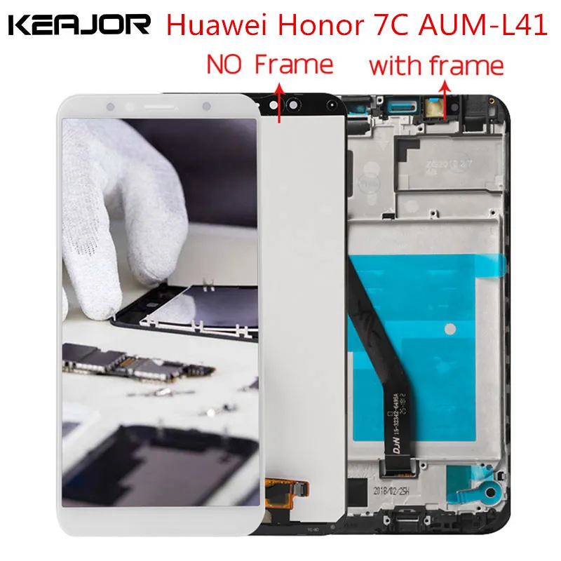 ЖК экран для Huawei Honor 7C протестированный дисплей + сенсорный Замена AUM L41 русская