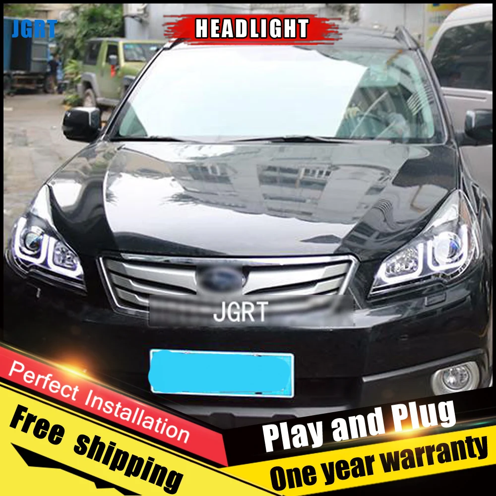 Car Style LED headlights for Subaru Outback 2010 2013 for Outback head