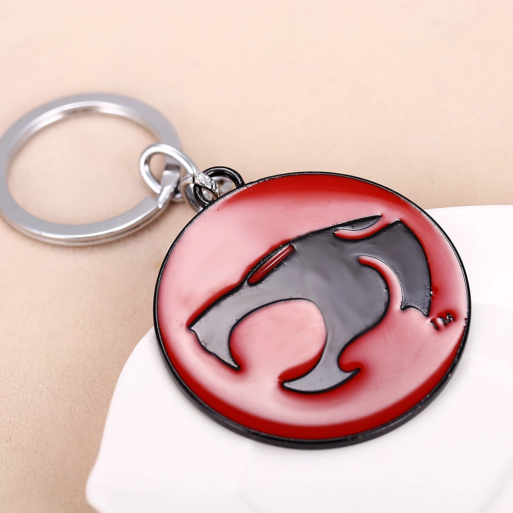 J магазин сувенир Thundercats логотип брелок для фанов цепь 2 вида цветов Брелок из