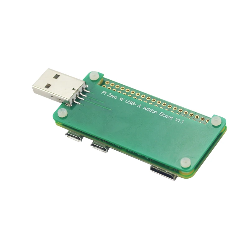 Raspberry Pi Zero W USB Addon Плата USB разъем Raspberry Pi Zero к U диску Плата расширения BadUSB для RPI Zero 1,3 Вт