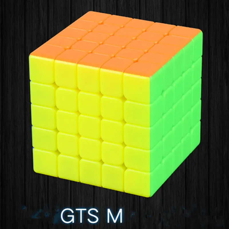 Moyu Aochuang GTS 5x5x5 и GTS 5 м Магнитный куб Professional GTS5 Скорость Cube твист развивающие игрушки кубик рубика - Цвет: GTS 5 M Stickeless