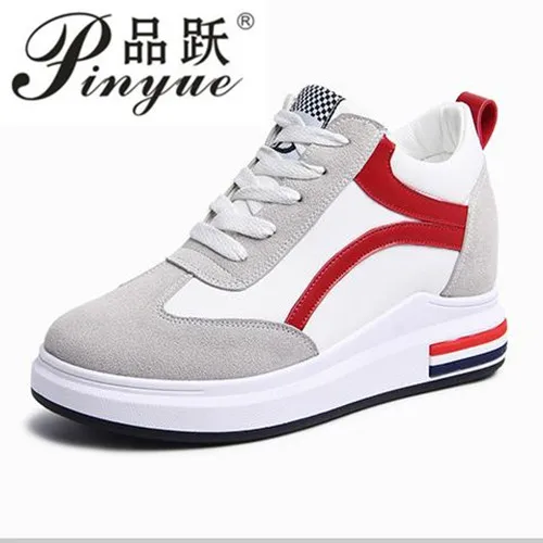 Zapatos Plataforma rojo 5 6 Fwedges Moda Casual Mujer Adelgazamiento Wedge Mujeres Negro Cm Uw5qE7x