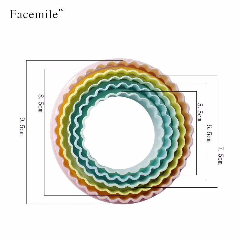Подарок, круговой резак для помадки, резак для печенья, инструменты для украшения сахарных изделий, кекс, кухонные аксессуары для печенья, 52092