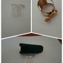 Высокого качества кларнет лигатуры с крышкой с серебряным покрытием лигатуры Позолоченные лигатуры