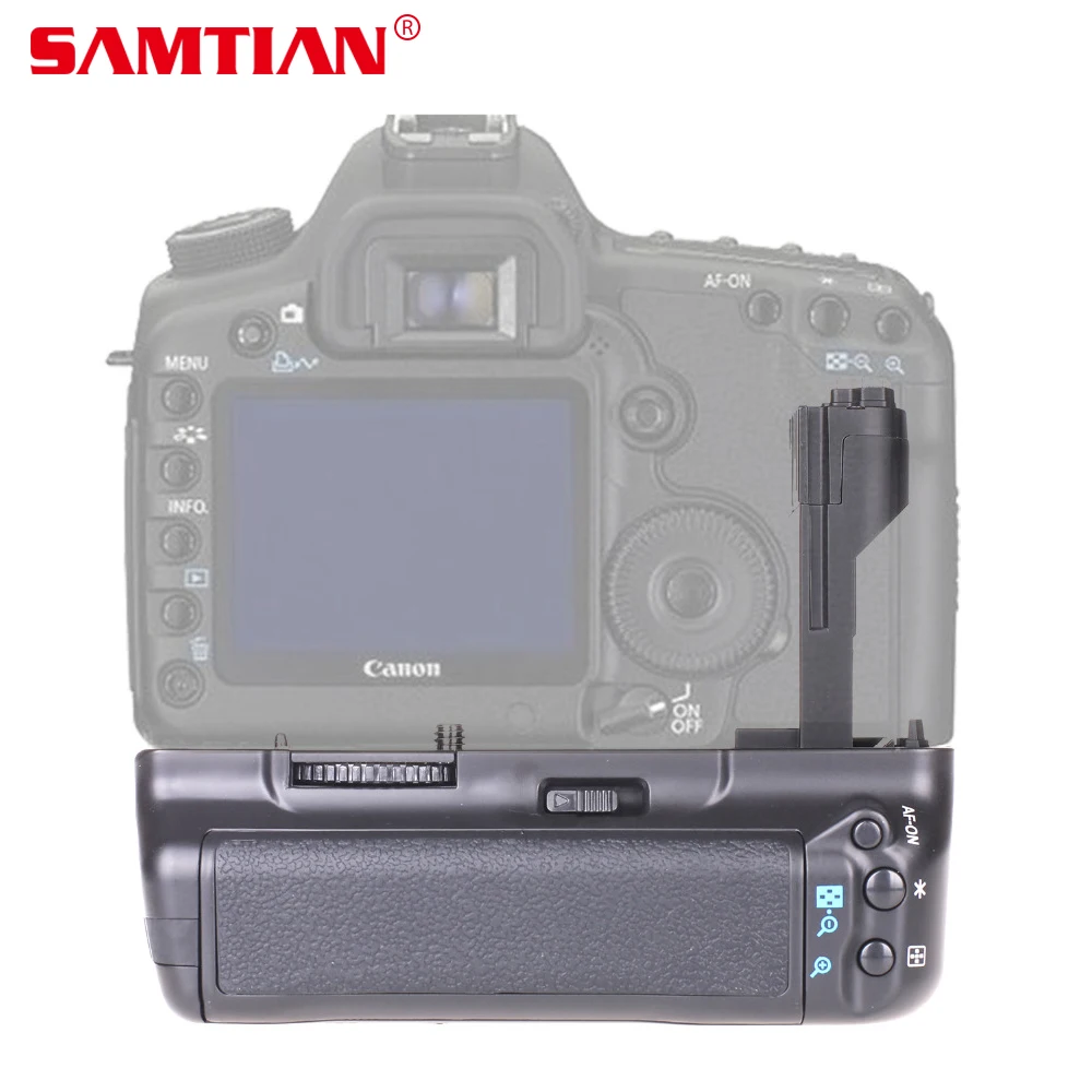

SAMTIAN Vertical Battery Grip Holder for Canon EOS 5D Mark II 5D2 5DII DSLR Camera Work with LP-E6 Battery Remote Control
