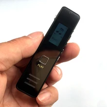 8 ГБ Цифровой диктофон с ЖК-экраном MP3-плеер воспроизведение звука встроенный литий-ионный аккумулятор
