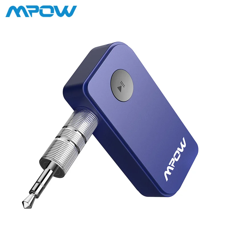 

Mpow Wireless Bluetooth Receiver 3.5mm Jack Bluetooth Audio Music Receiver Adapter with Car Aux Cable for Headphones & Speaker