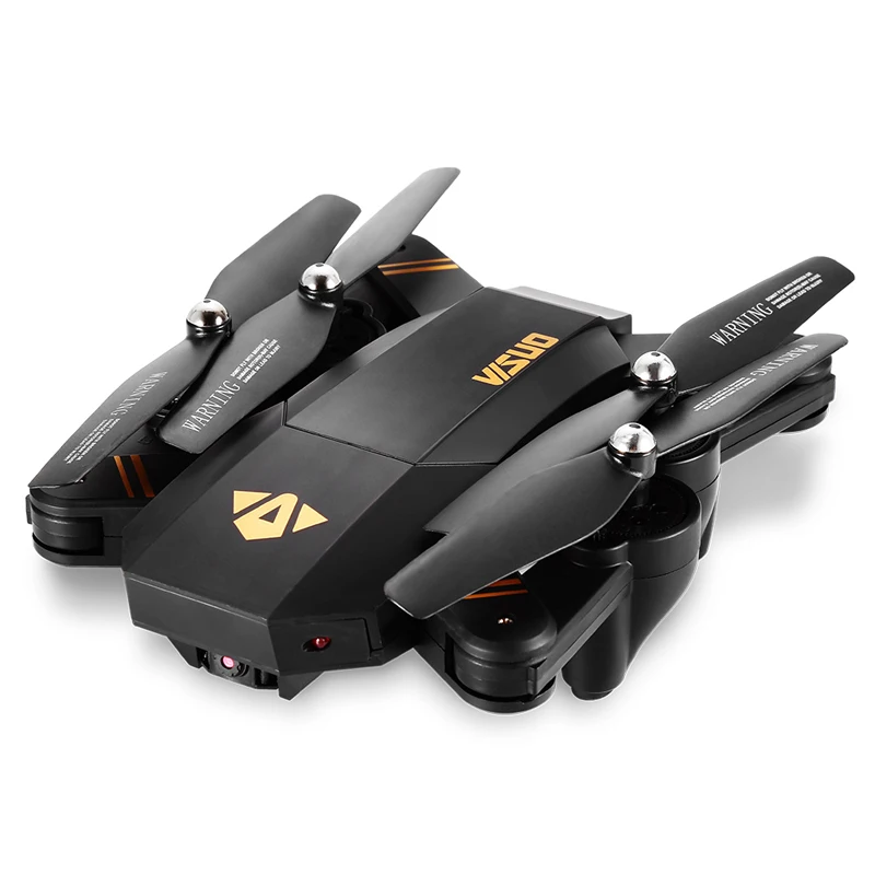 Квадрокоптер VISUO XS809HW XS809W Радиоуправляемый Дрон с широкоугольной HD камерой Wi Fi