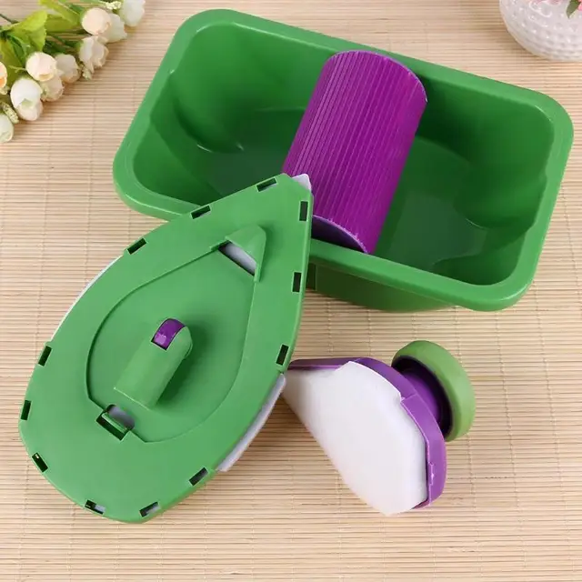 9pcs sponge Point And Paint Roller and Tray Set Household Painting Brush Decorative Tool Home Painting Brush Wall Decor Tool -