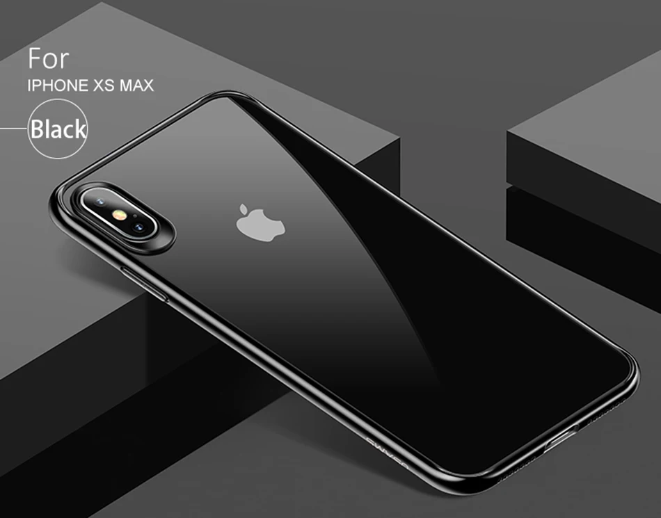 Новейший USAMS мобильный чехол для телефона для iPhone XR XS MAX чехол Полный Защитный ТПУ PC прозрачная задняя оболочка для iPhone Apple