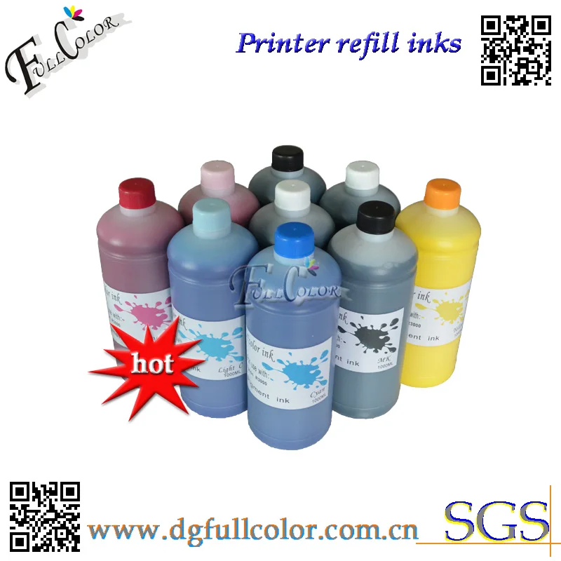 Waterproof Inkjet Printer Pigment ink for Epson R3000 Continous ink