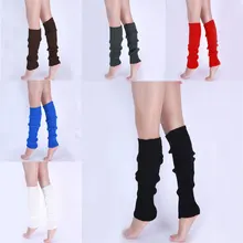 1 пара, стильные женские вязанные гетры, зимние вязанные крючком Модные женские леггинсы, теплые гетры для ног, Calcetines Mujer Chaussette Femme