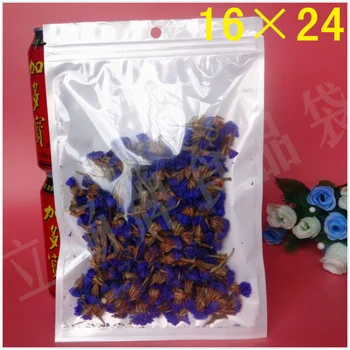

DHL 16*24cm 1750Pcs/Lot White / Clear Self Valve Ziplock Plastic Packing Bag W/ Hanging Hole Zip Lock Storage Poly Packaging Bag