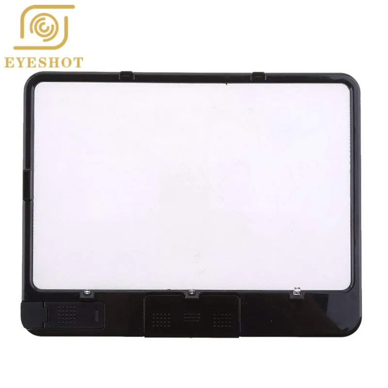 

Full Page 3X Magnifier Hands Free Magnifying Lens LED Light Illuminated Ultra Slim Large Rectangular for Elder Kids Reading Book