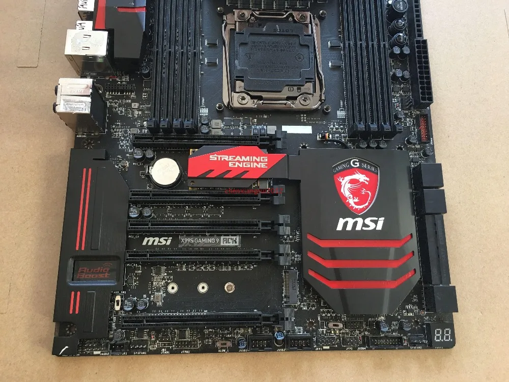 Оригинальная материнская плата MSI для X99S GAMING 9 ACK LGA 2011-3 DDR4 USB2.0 USB3.0 128GB x99 настольная материнская плата