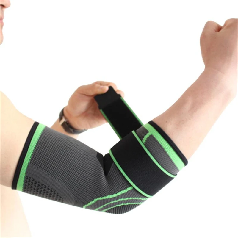 AT  Elastic bandage tennis elbow support protector basketball running volleyball Elastic Lightweight soft Sleeve C0510          04