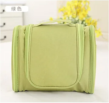 Новое поступление Для женщин Для мужчин застежка-молния косметичка Оксфорд несессер органайзер Bag моющаяся сумка для хранения - Цвет: Зеленый