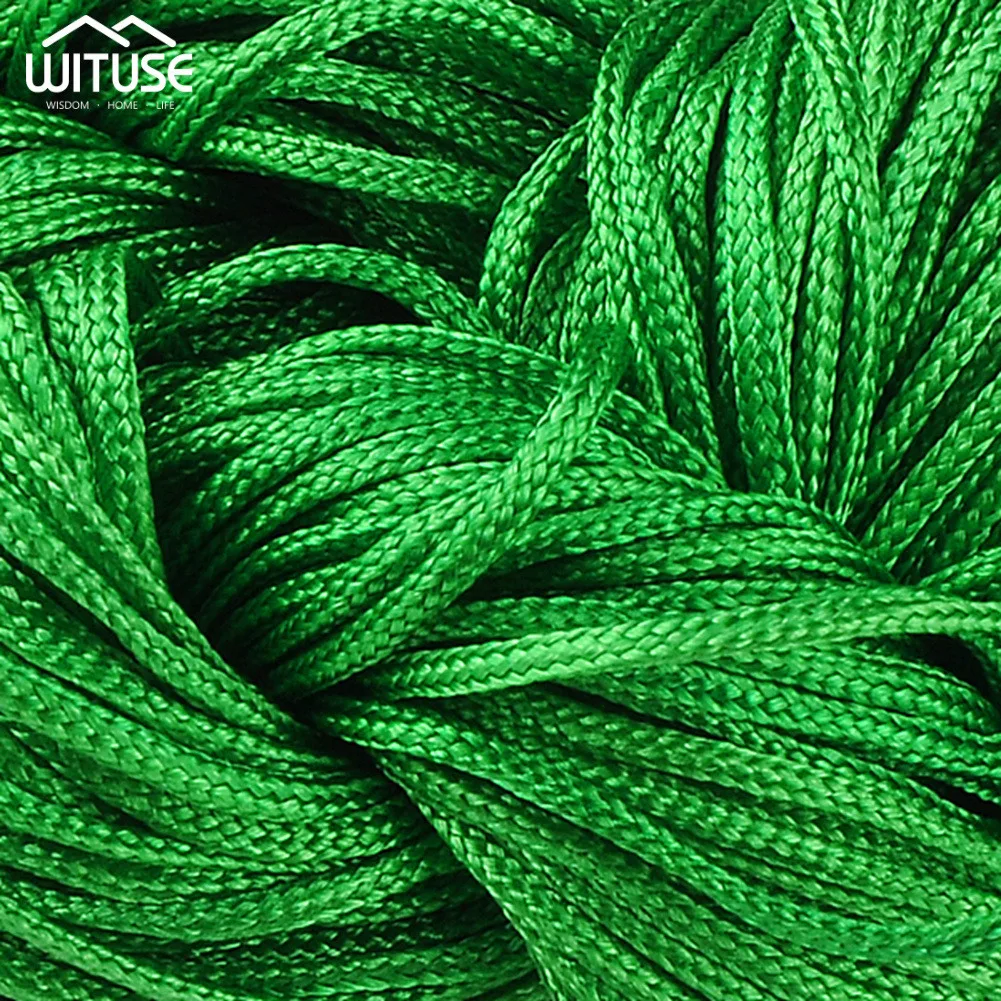 Новинка 1,5 мм* 10 м китайские узлы карамельного цвета, нейлоновый шнур, китайский узел, макраме, трещотка для плетения браслетов своими руками - Цвет: Green