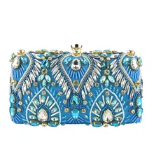 Для женщин с украшением в виде кристаллов клатч, украшенный бисером вечерние сумки на цепи через плечо вечерние сумки из натуральной кожи сумка с жемчугом небольшой площади посылка Damen Taschen#15