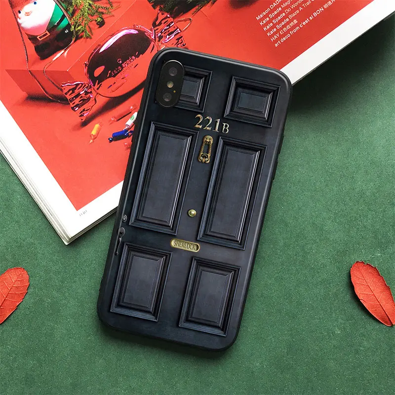 

Sherlock 221B Graphic-Design Free Hang Rope Tpu Soft Silicone Phone Case Cover Shell Bag For Apple iPhone 5 SE 5S 6 6S 7 PLUS
