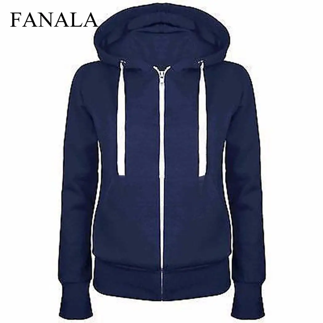 Женская повседневная одежда с длинным рукавом и капюшоном, плотная ...