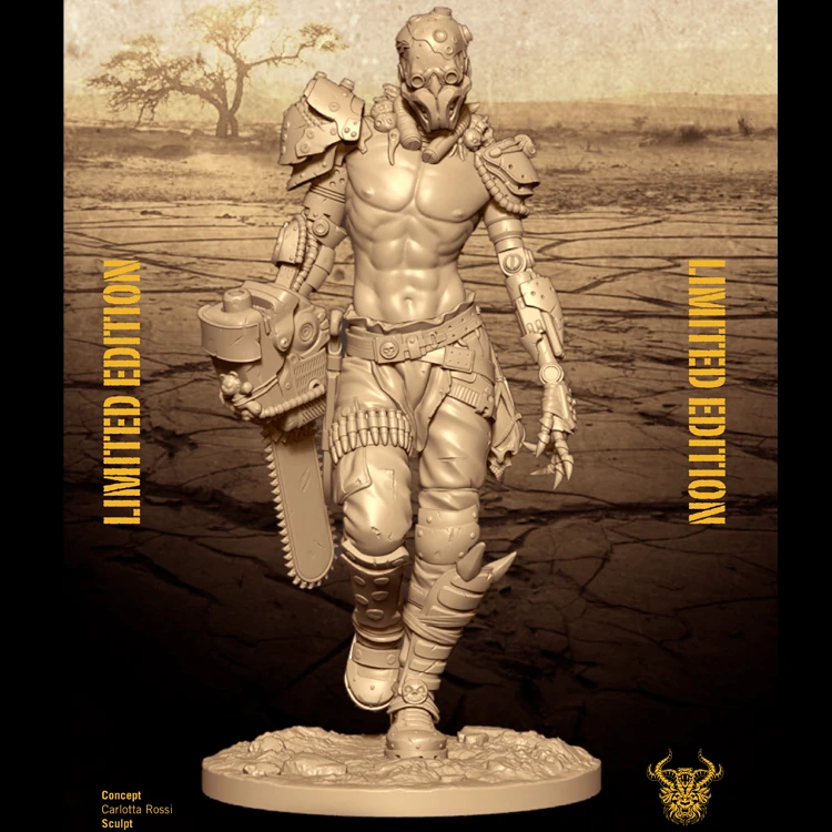 

Resin Figure Kit: Jason Chainsaw 75mm Unpainted Resin Model Kit